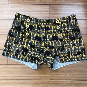 ANTHRO - Novelty Print High Waisted Shorts